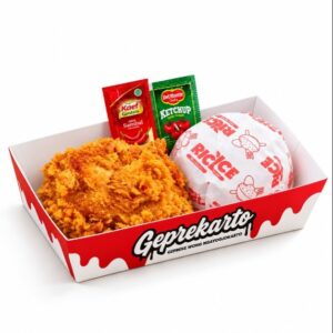 Fried Chicken With Rice
