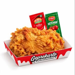 Fried Chicken (Ayam & Saos, Tanpa Nasi)