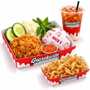 PAKET MANJA (AYAM, JAMUR CRISPY)