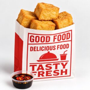 TAHU GORENG, SAMBAL KECAP
