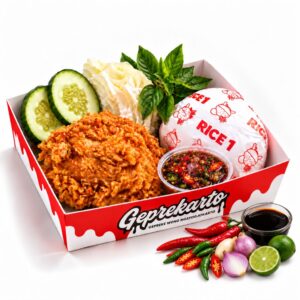 NASI AYAM GEPREK SAMBAL KECAP