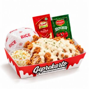 NASI AYAM SAOS MAYONAISE